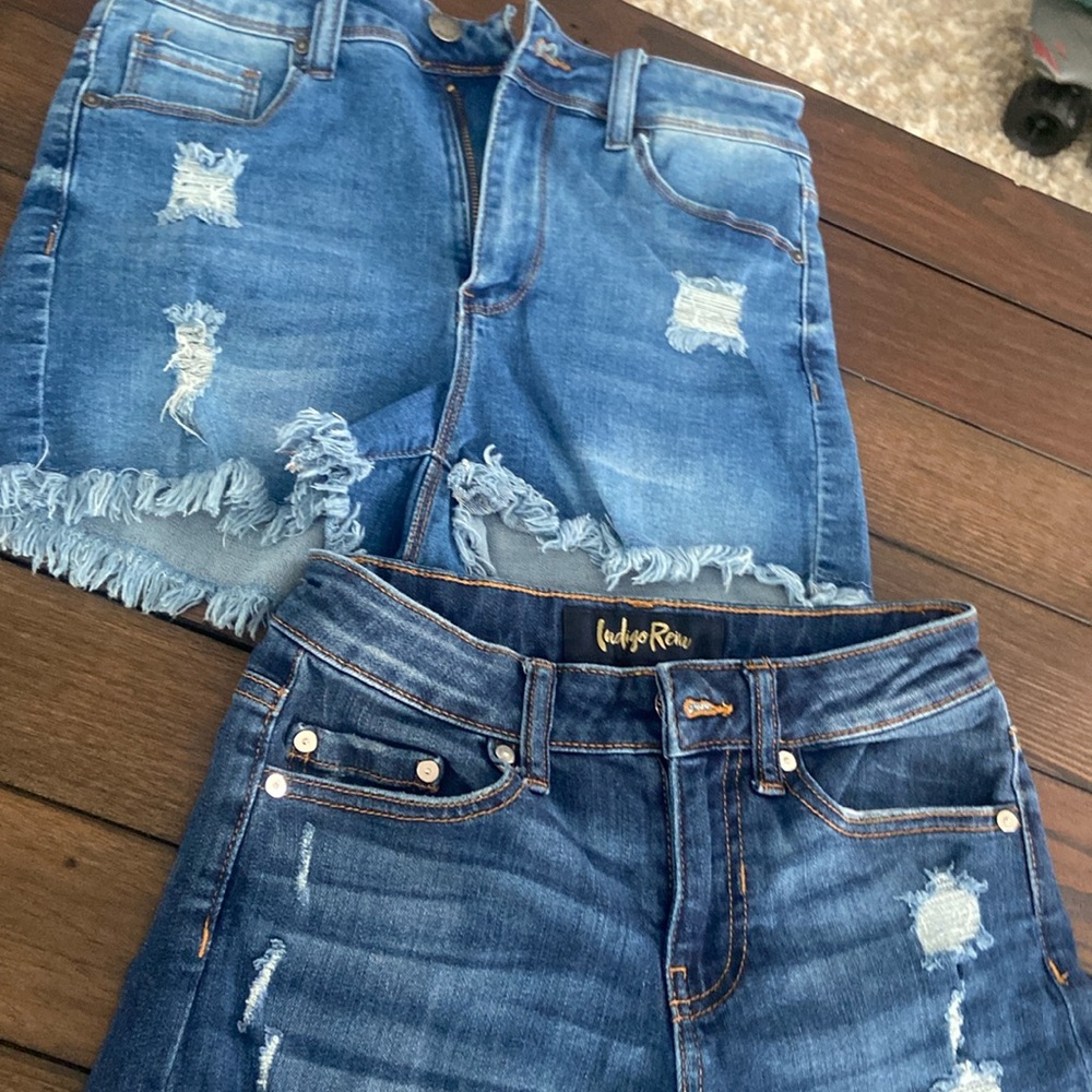 Bundle of 2 denim shorts